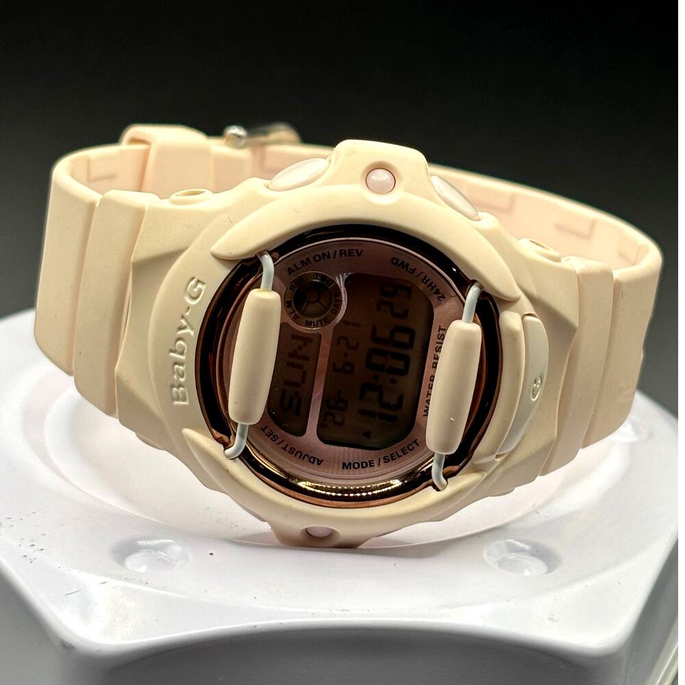 Casio Baby-G BG169G-4 Pink Champagne Gold Digital Women's Watch NIB Discontinued - Picture 14 of 17